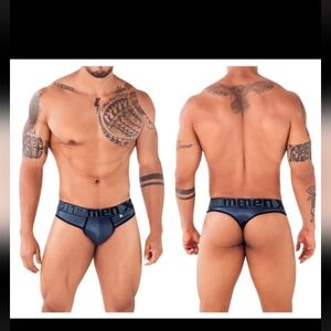 Men's faux leather thong - Colombian brand Xtremen - size small